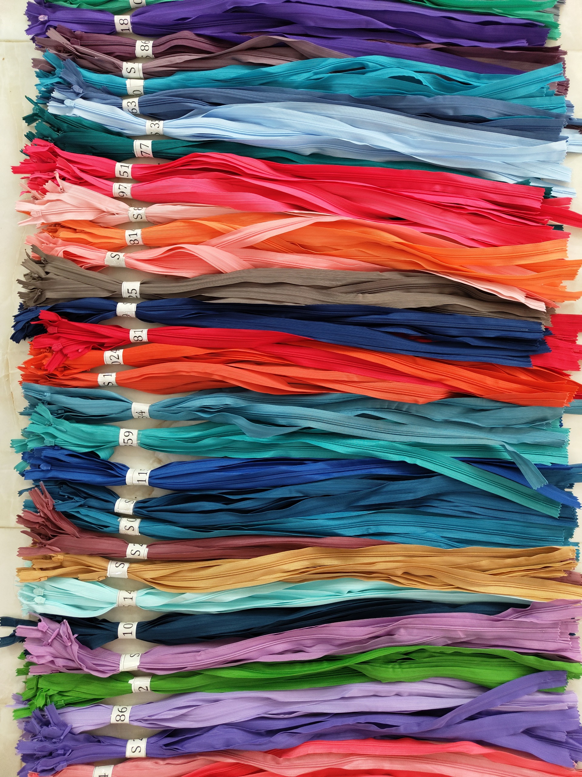 20 عدد زیپ مخفی 50 سانت SBS اصل