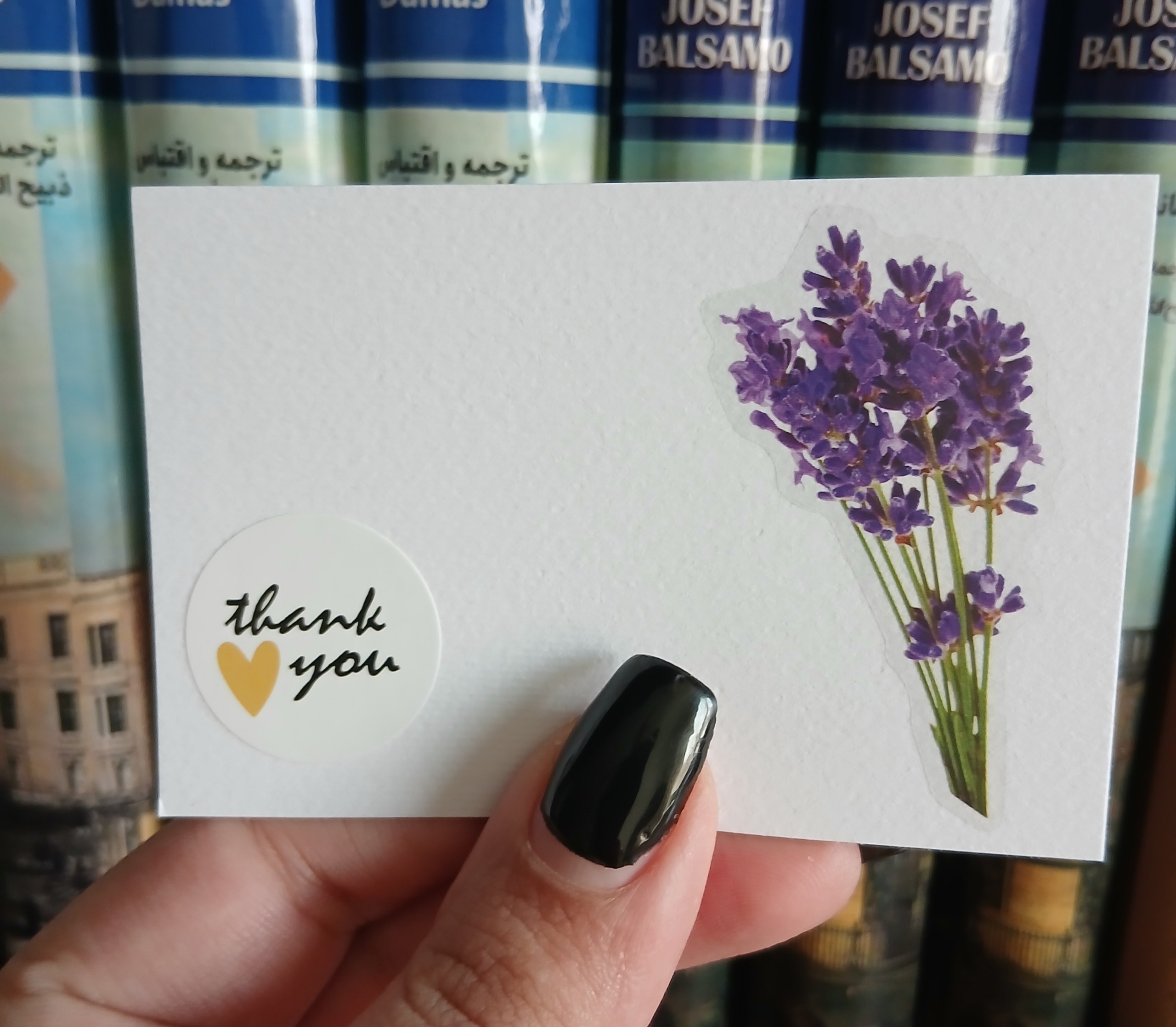 کارت تشکر از خرید 30 عددی (توضیحات)