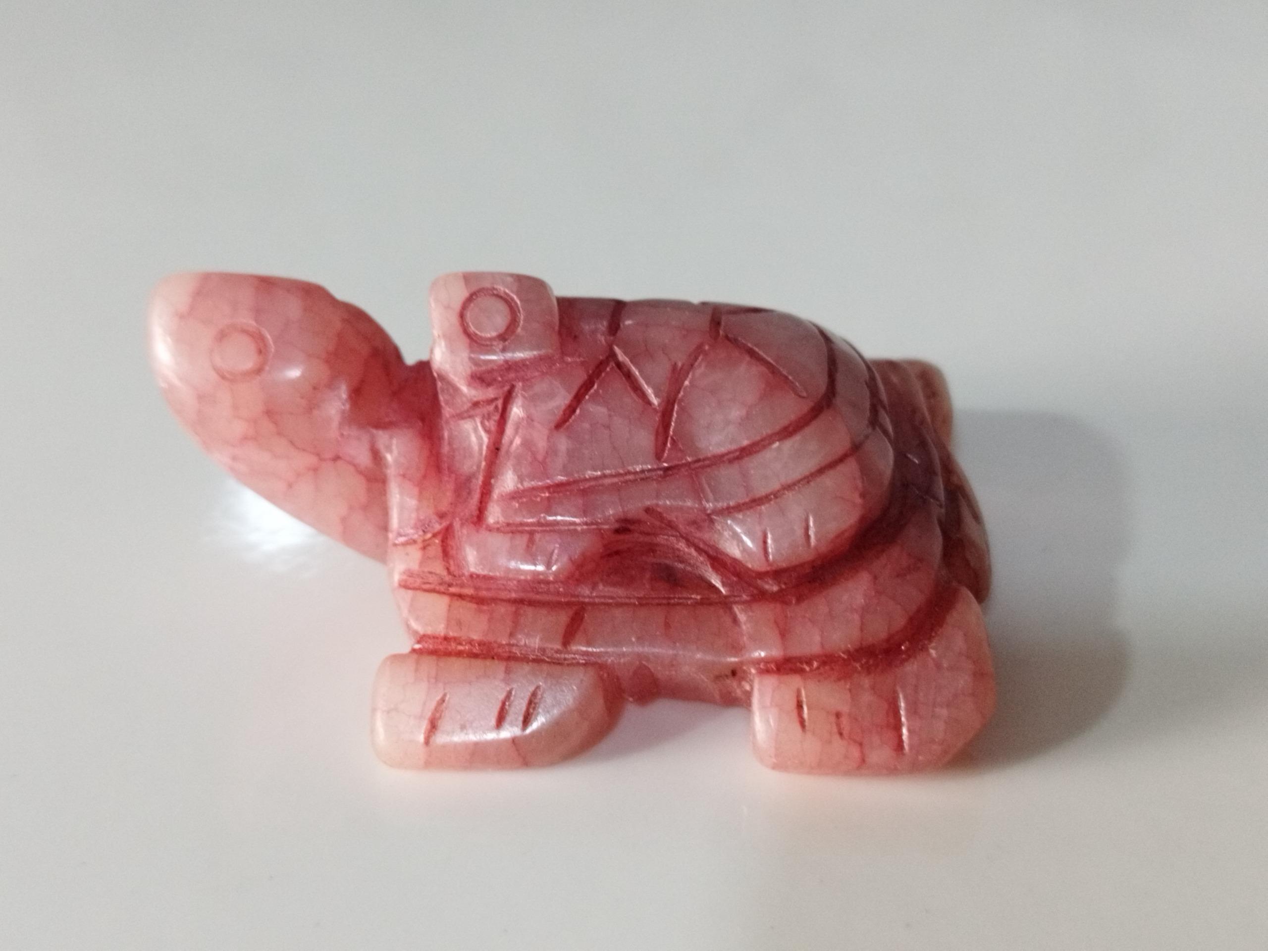 مجسمه لاکپشت وبچه یاقوت