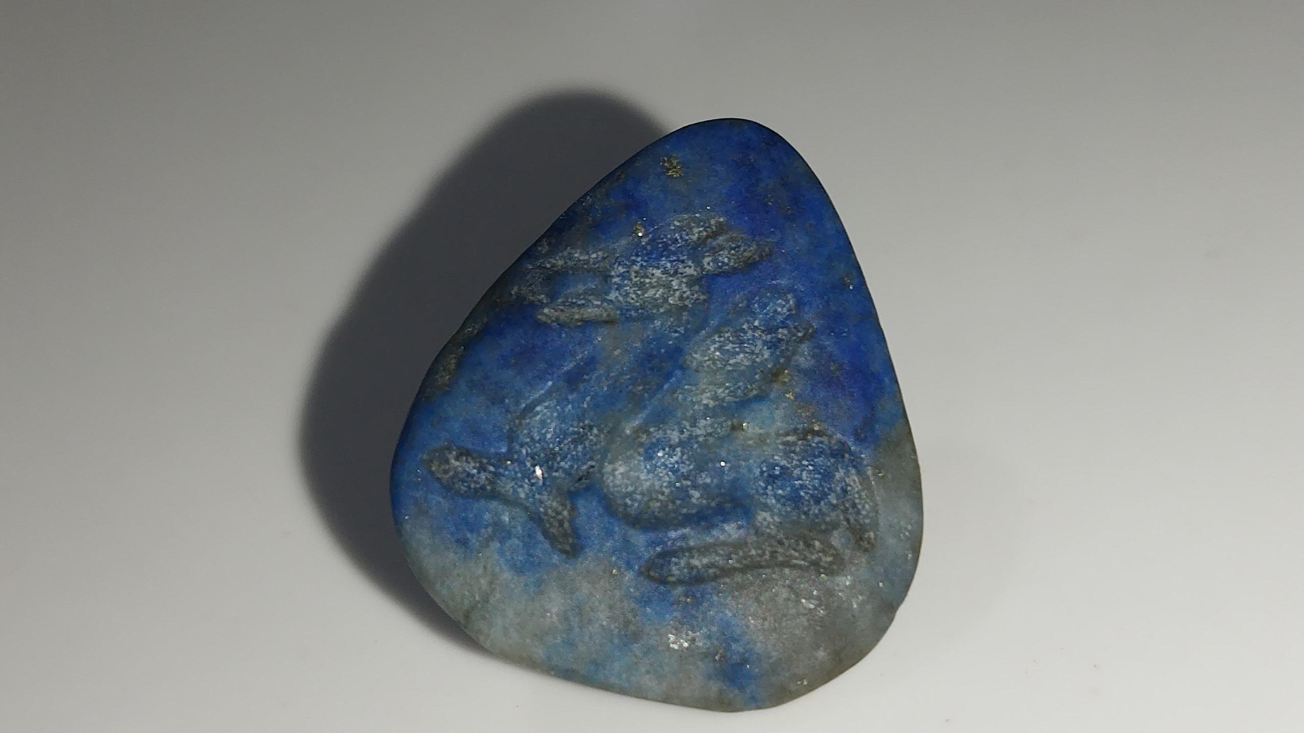 مهر لاجورد قدیمی تصویری