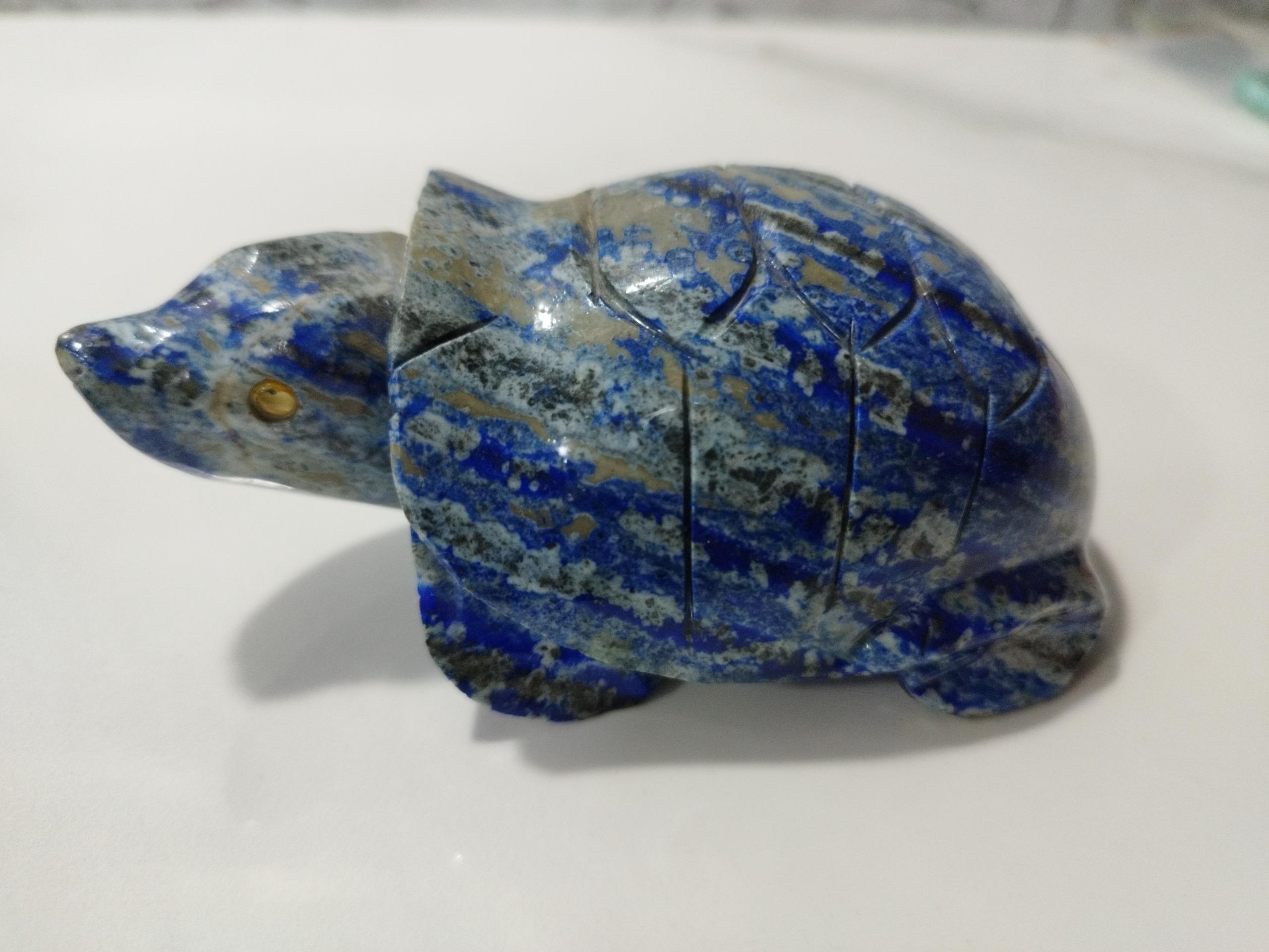 مجسمه لاکپشت لاجورد