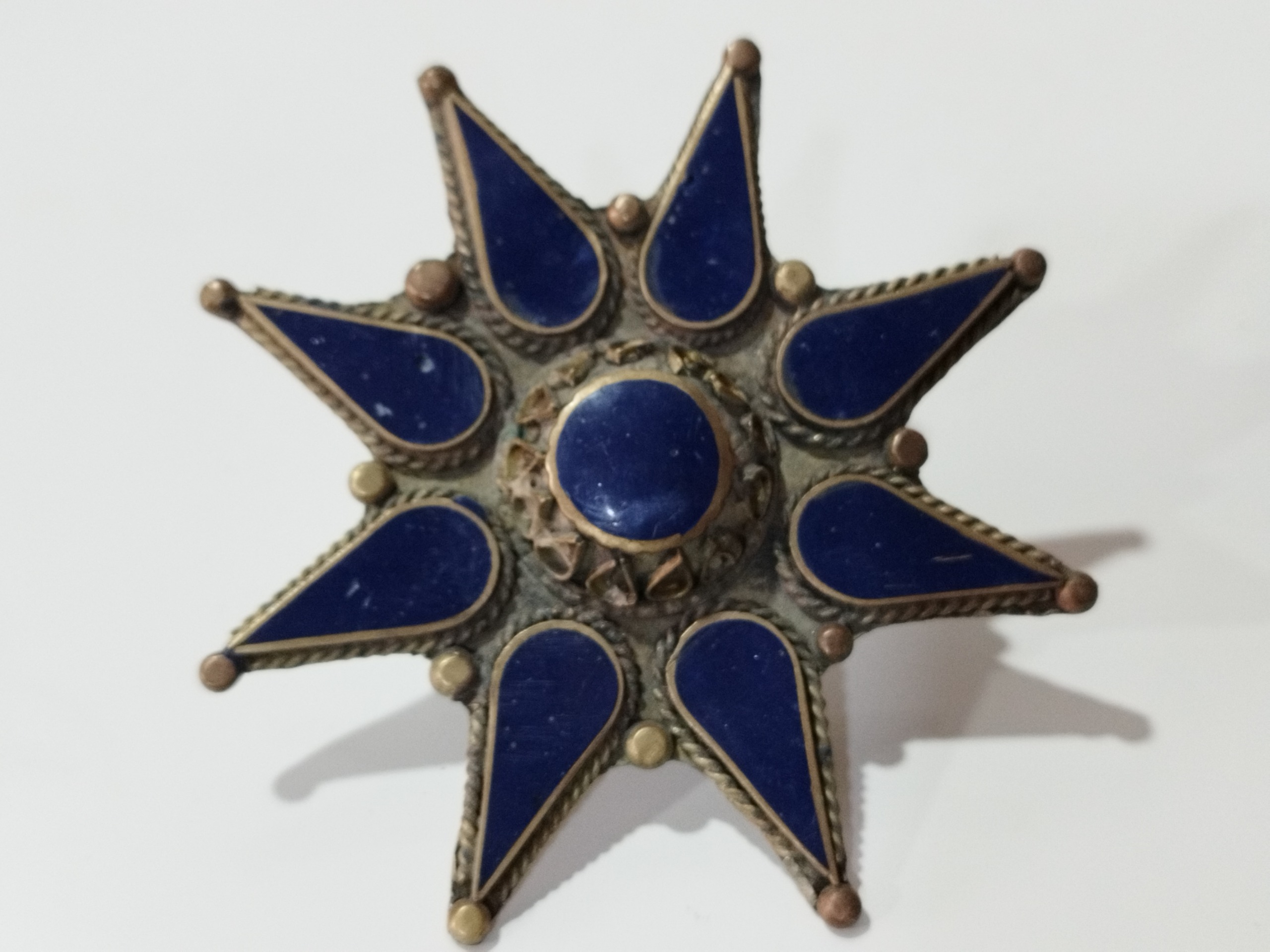 انگشتر قدیمی لاجورد تمام هنر دست