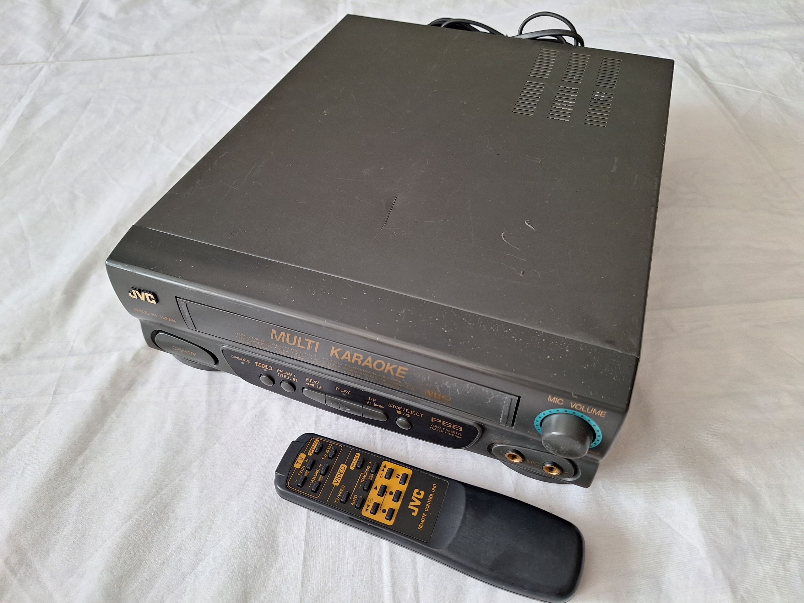 ویدیو ضبط و پخش JVC مدل HR-P68 با کنترل
