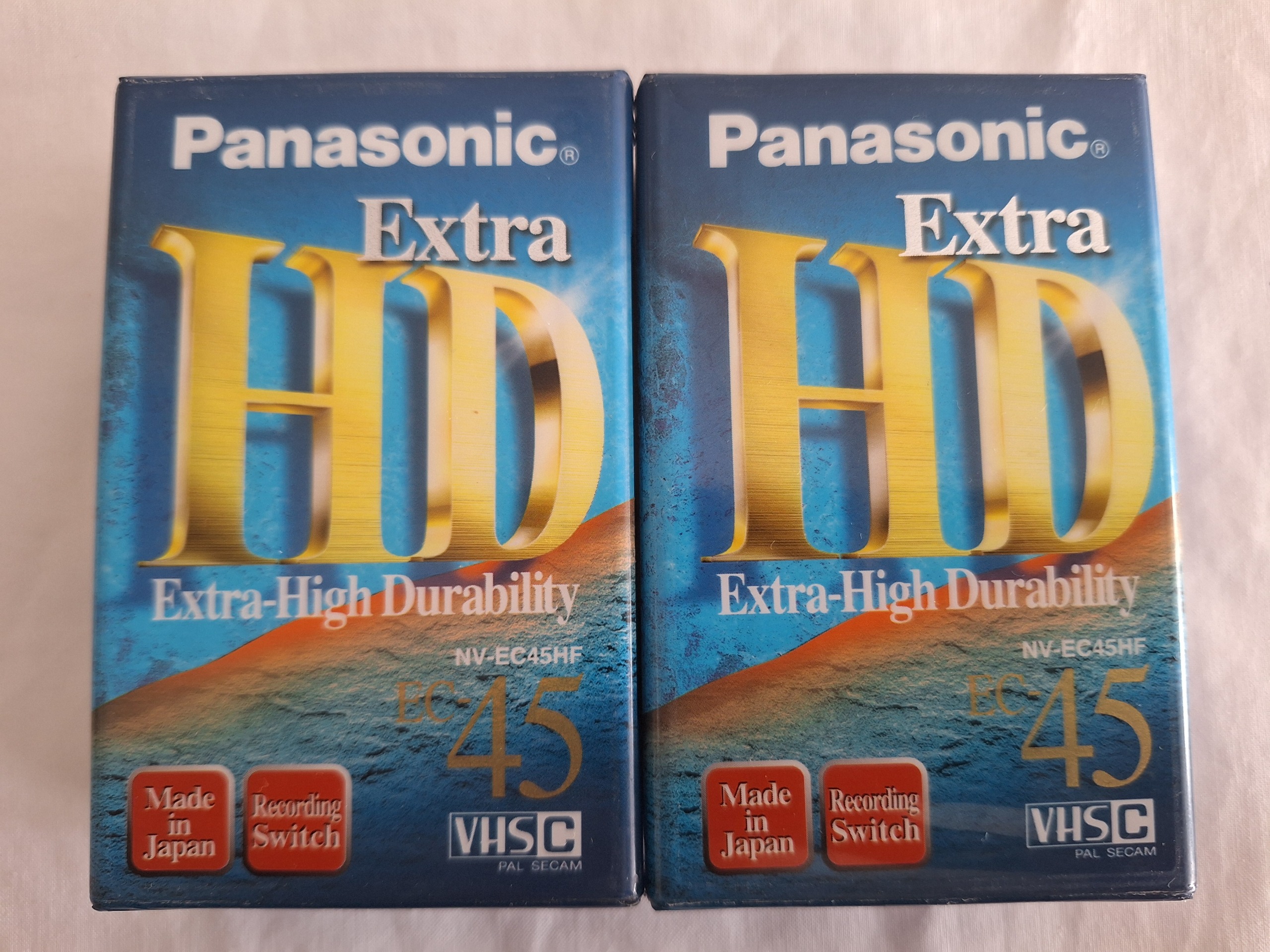 دو عدد فیلم خام هندیکم VHS-C پاناسونیک