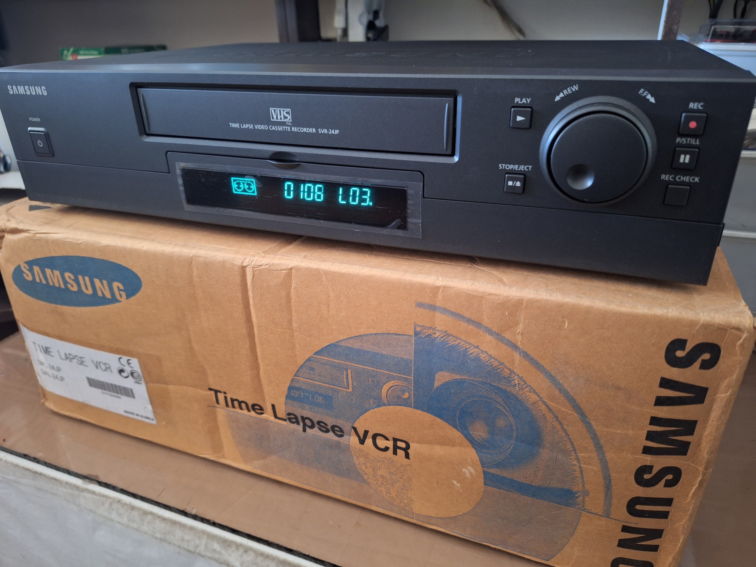 ویدیو رکوردر تایم لپس VHS سامسونگ کره SVR-24JP