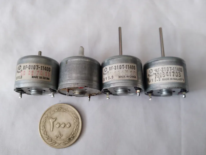 چهار عدد آرمیچر / الکتروموتور CD و DVD