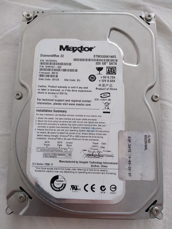 هارد اینترنال PC 320 اسلیم