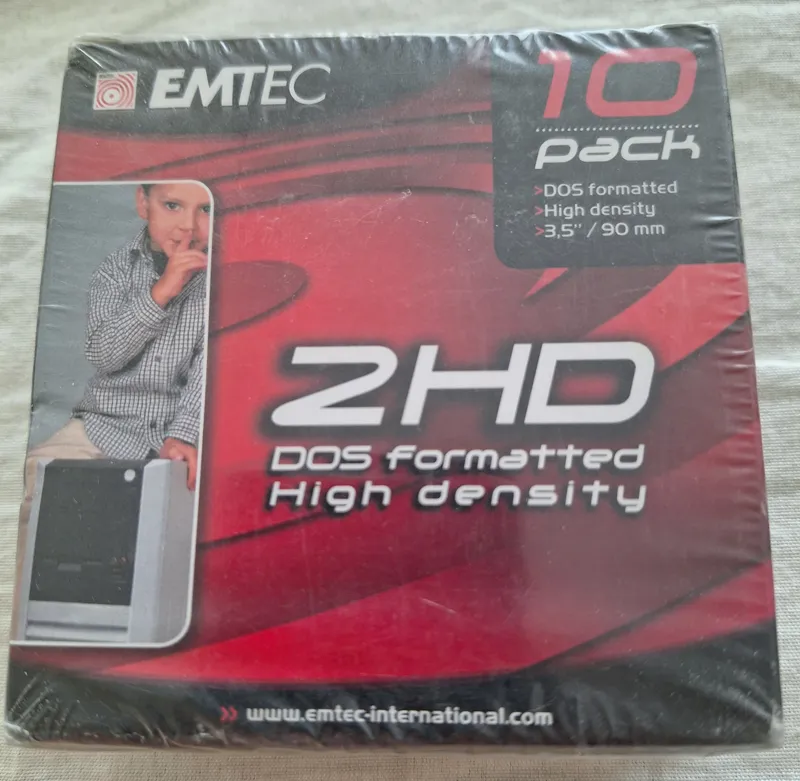 بسته فلاپی Emtec ده عددی پلمپ 1/44
