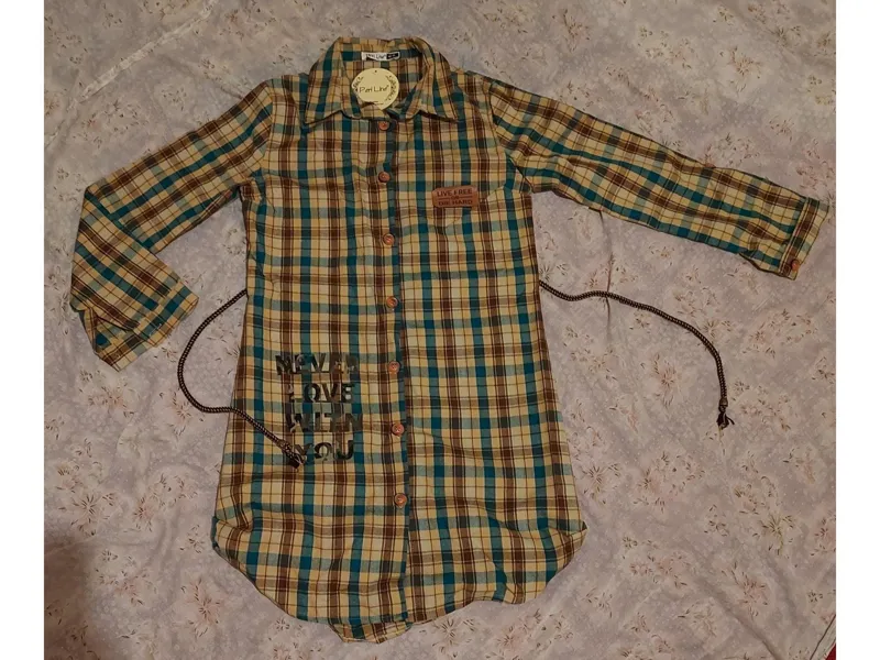 مانتو پشمی چهارخانه