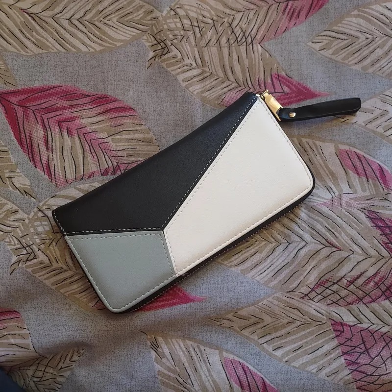 کیف پول زنانه ی سه رنگ