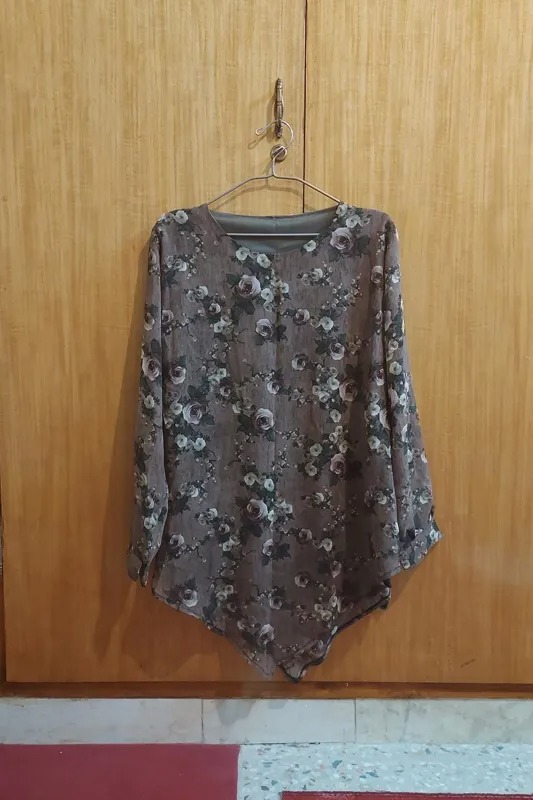 شومیز گلدار زنانه