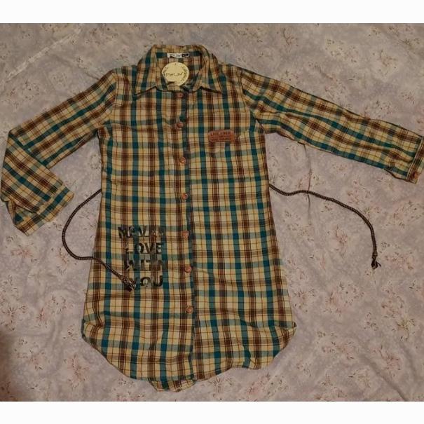 مانتو پشمی چهارخانه