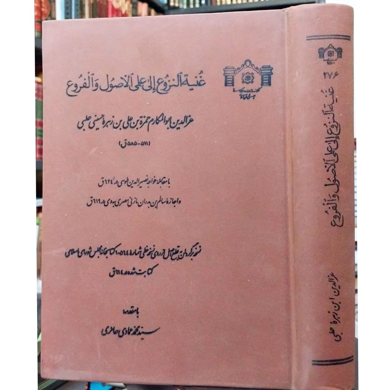 نسخه خطی غنیه النزوع چاپی