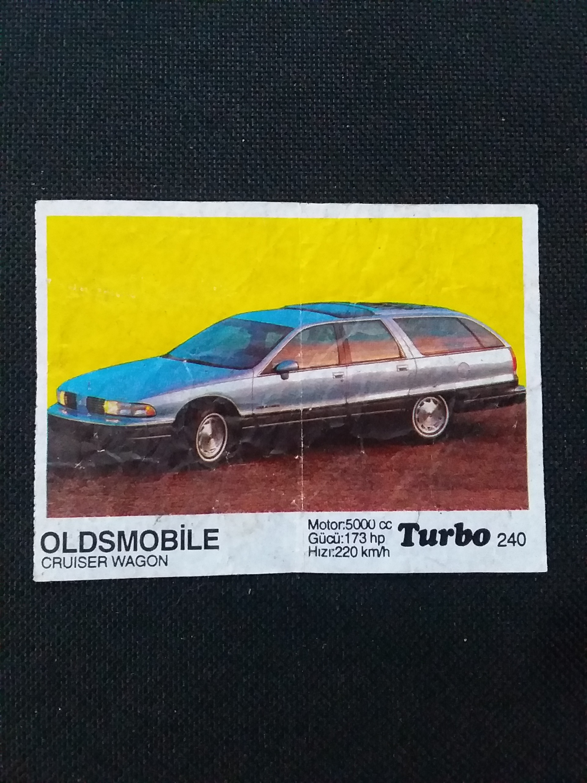 ماشین توربو کنت Turbo Kent _ مطابق تصویر 1 برگ