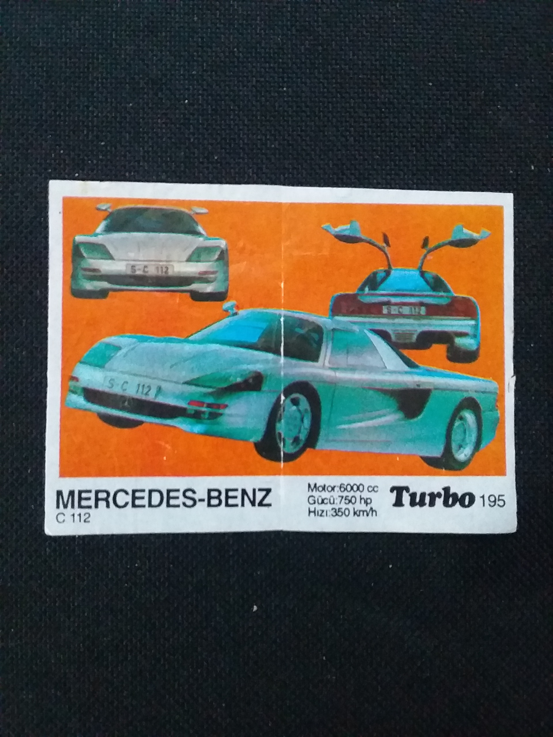 ماشین توربو کنت Turbo Kent _ مطابق تصویر 1 برگ