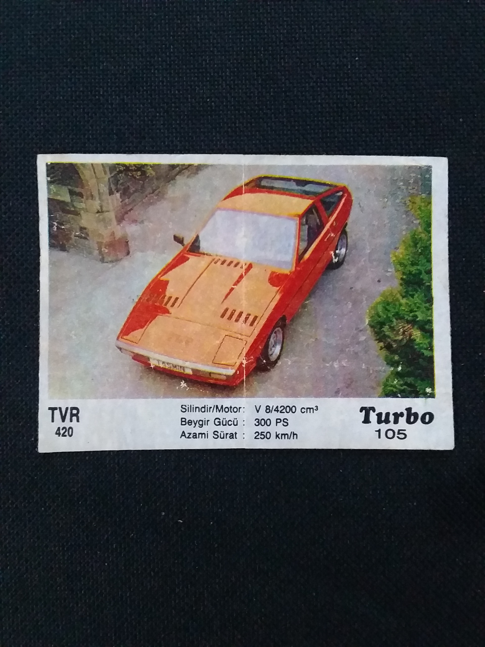 ماشین توربو کنت Turbo Kent _ مطابق تصویر 1 برگ