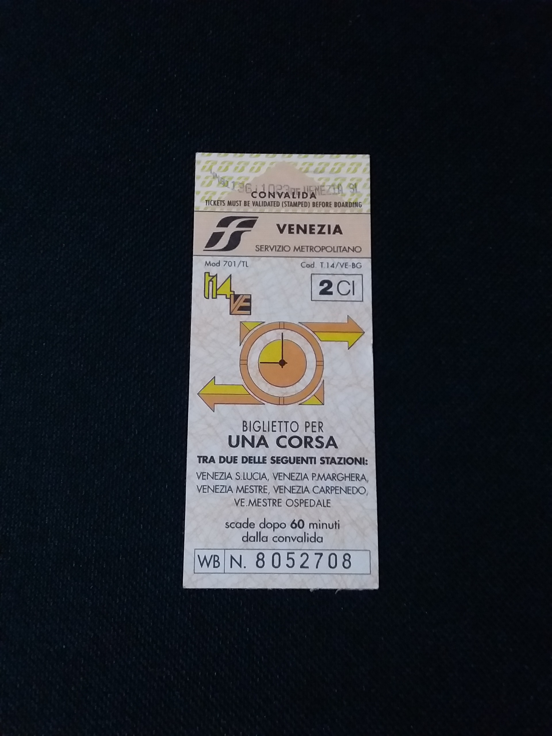 بلیط ورودی ونیز ایتالیا کمیاب _کدffr