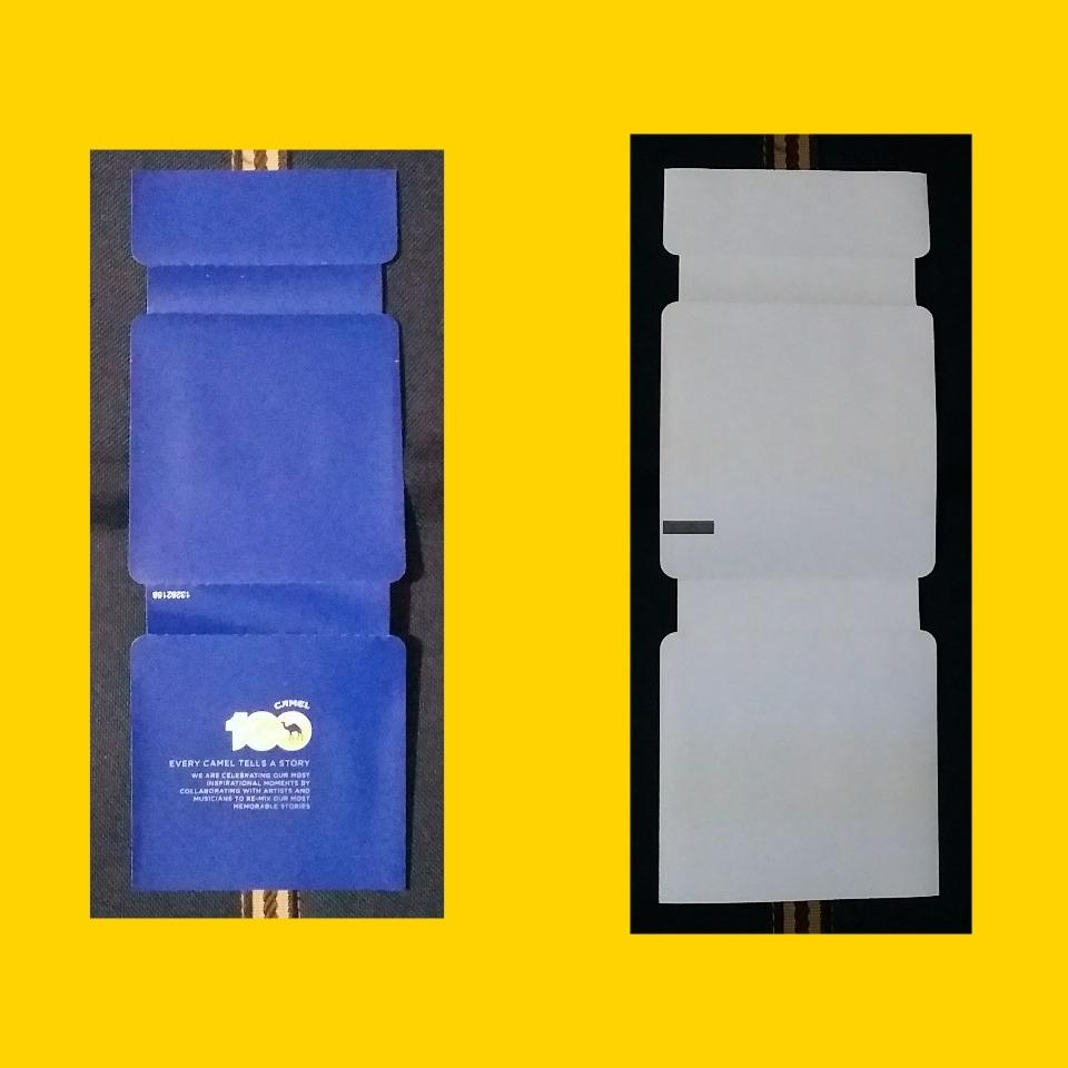 لیبل نایاب یادبود 100 سال تولید سیگار کمل Camel