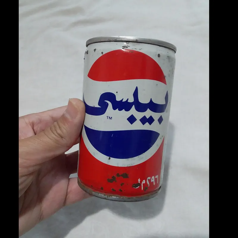 قوطی نوشابه پپسی آنتیک 1371 نایاب PEPSI