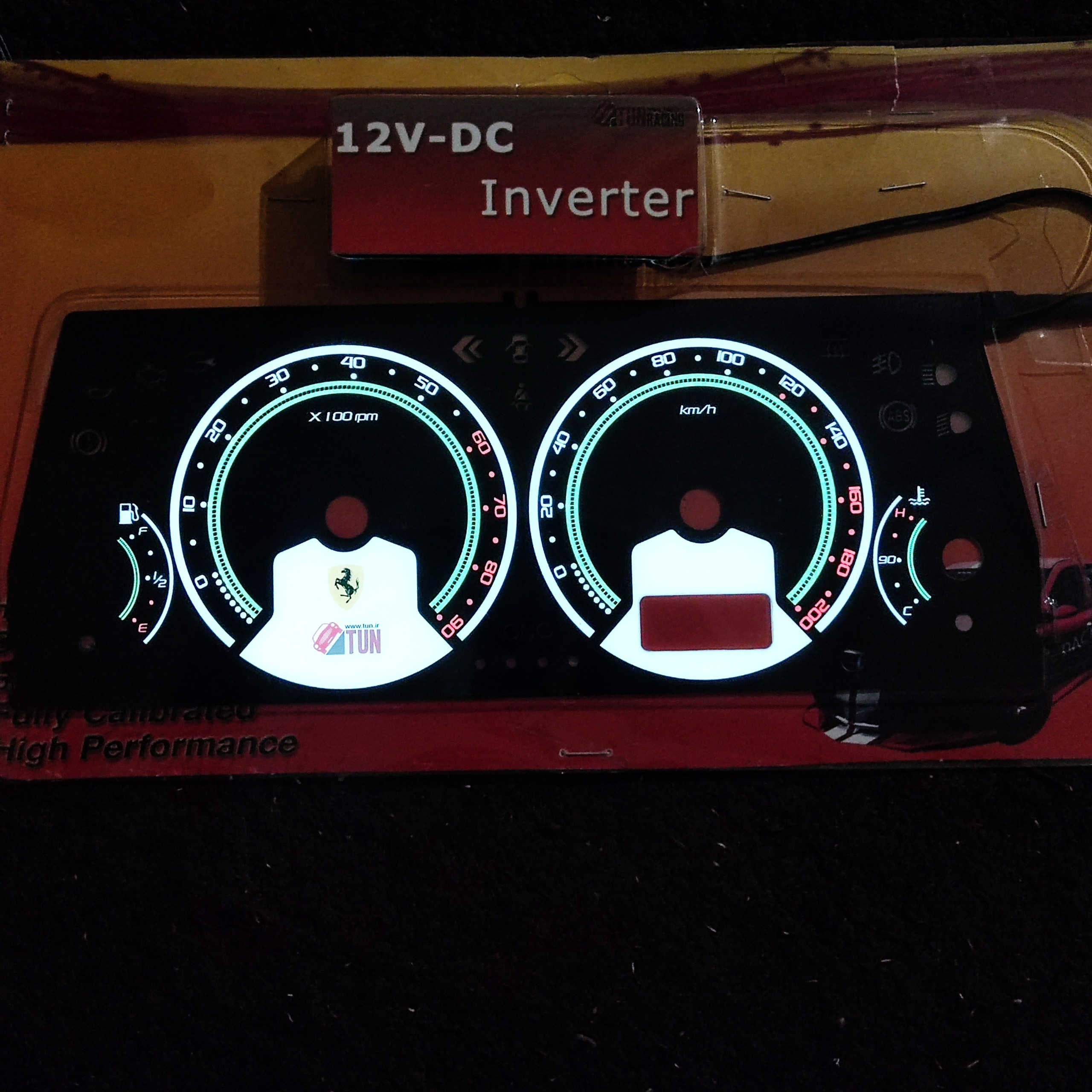 طلق کیلومتر پراید اسپرت صبا و نسیم طرح فراری مشکی