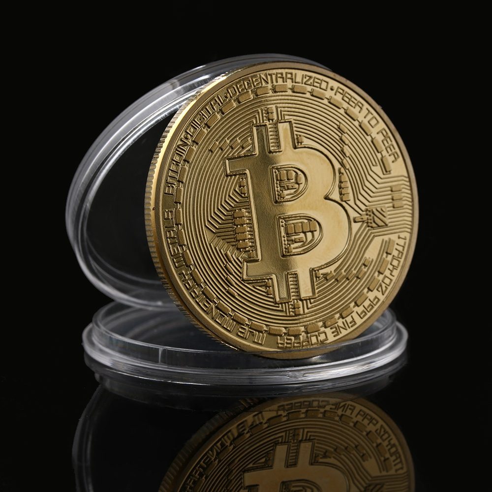 سکه فانتزی بیت کوین/همراه با کپسول محافظ