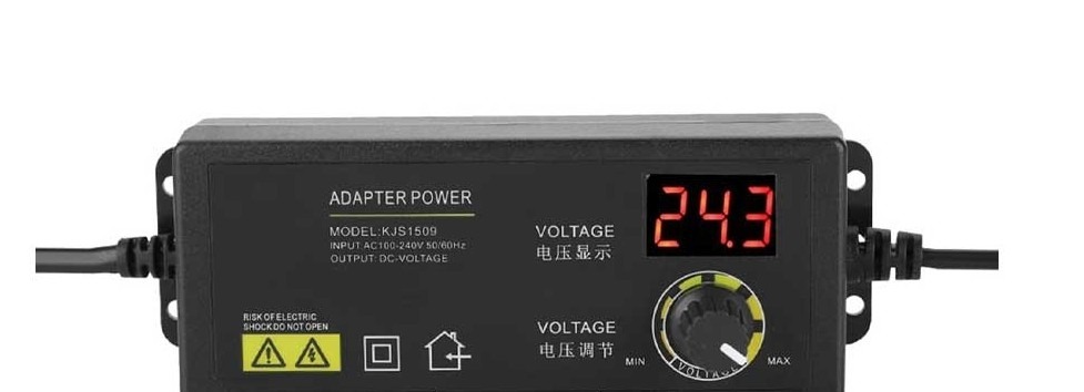 منبع تغذیه متغیر دیجیتال 3.4 تا 24.5 ولت/3 آمپر