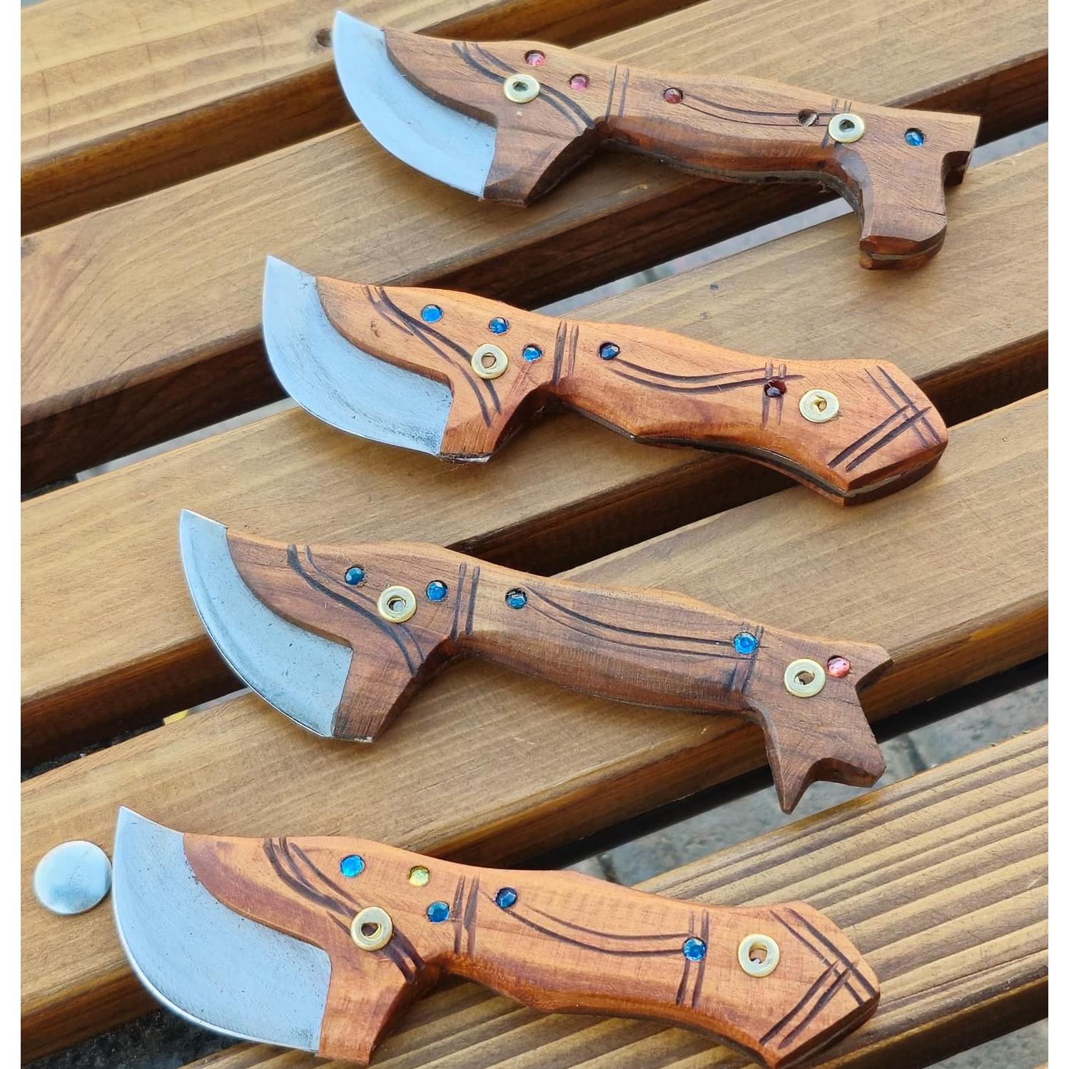 چاقو پوست کن تیغه مخفی 12سانت