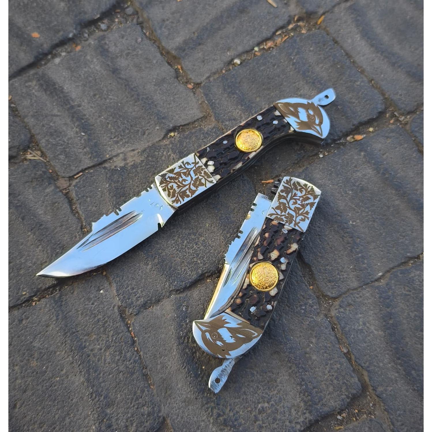 چاقو دندن ایی داود طرح شاخ