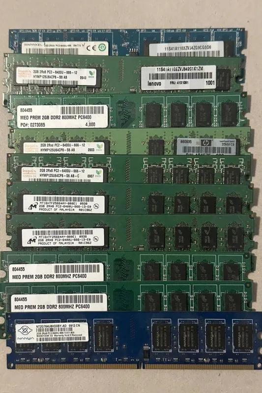 رم 2 گیگابایت DDR2 میکس برند استوک