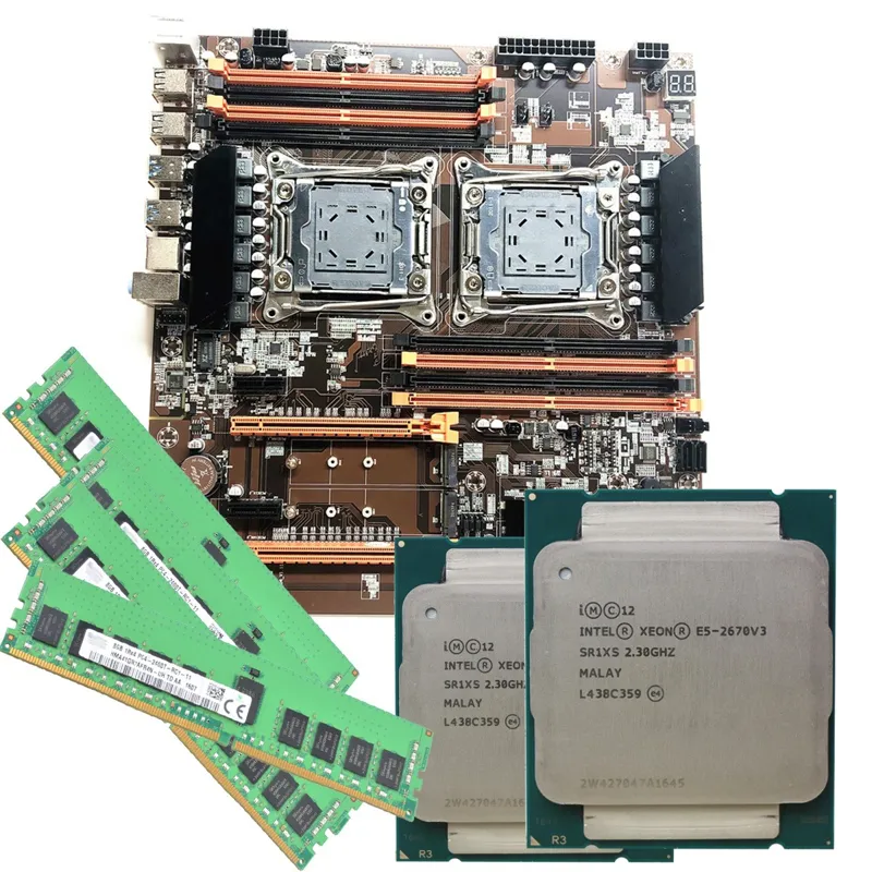 مادربرد دوال پردازنده 56 هسته و 64GB DDR4