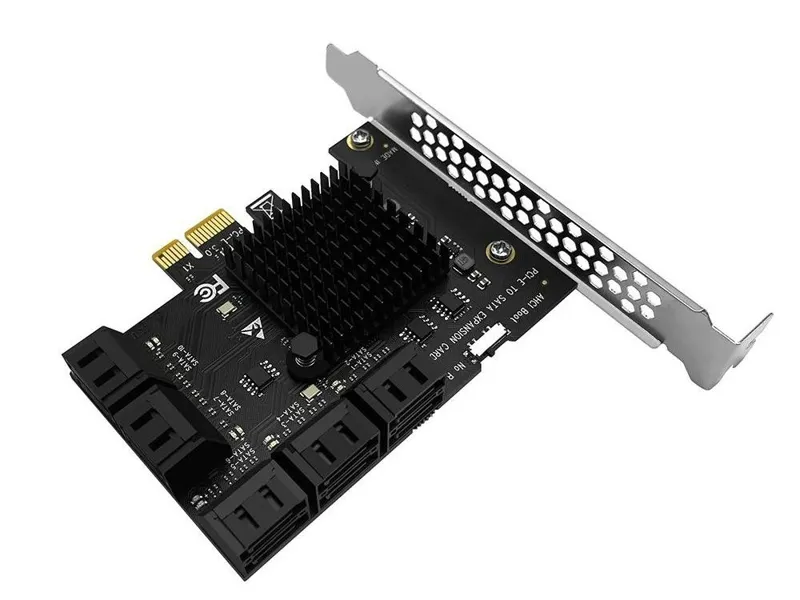 کارت ساتا 10 پورت PCI-E X1