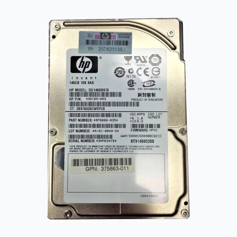 هارد سرور اچ پی HP 146GB 10K 3GB/s