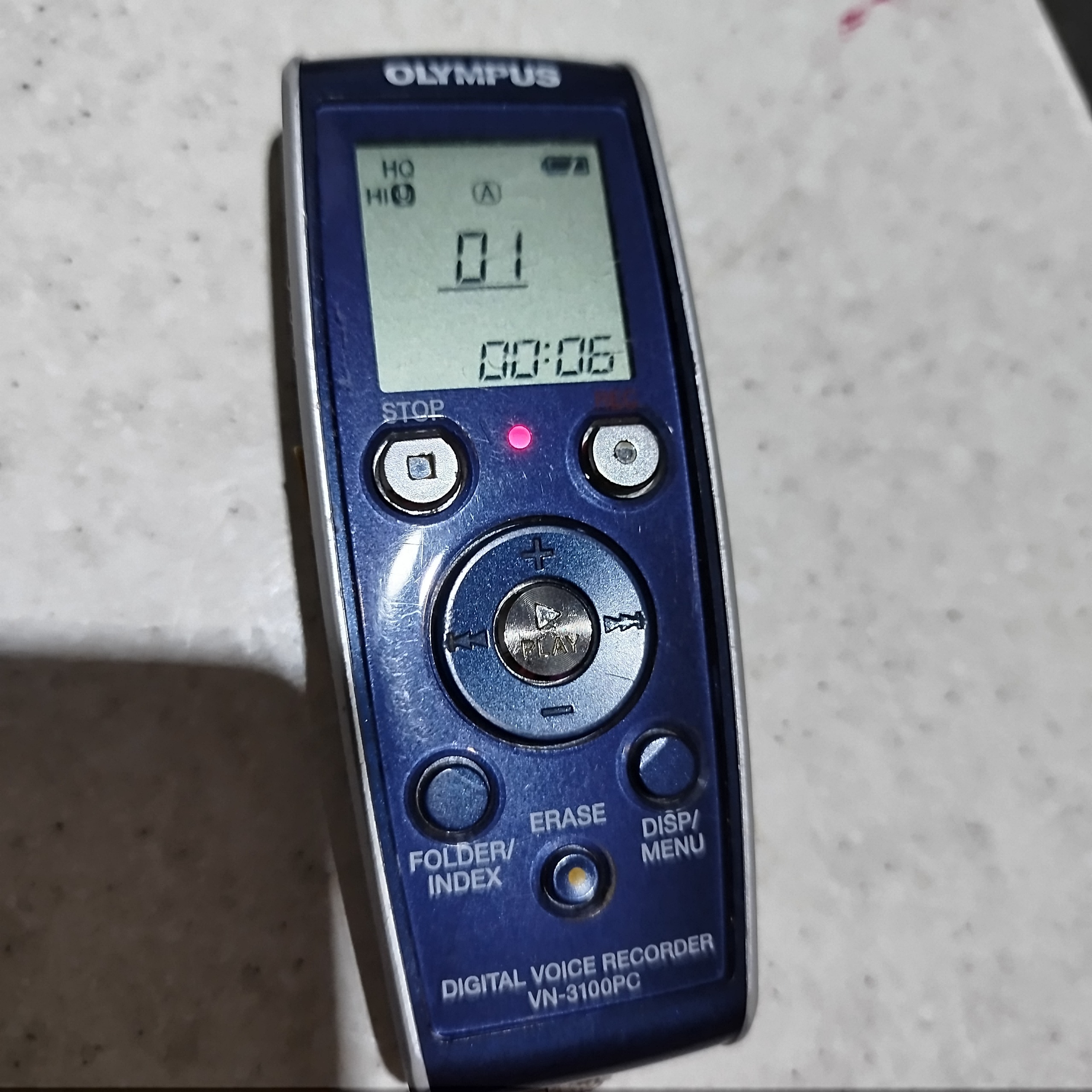 OLYMPUS VN-3100PC ضبط خبرنگاری الیمپوس