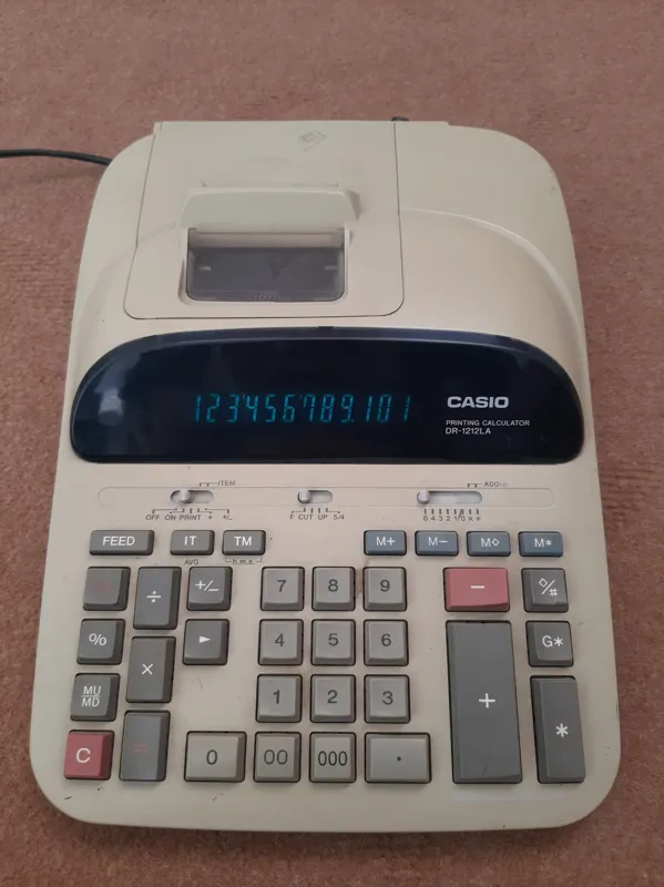 ماشین حساب کاسیو 1212