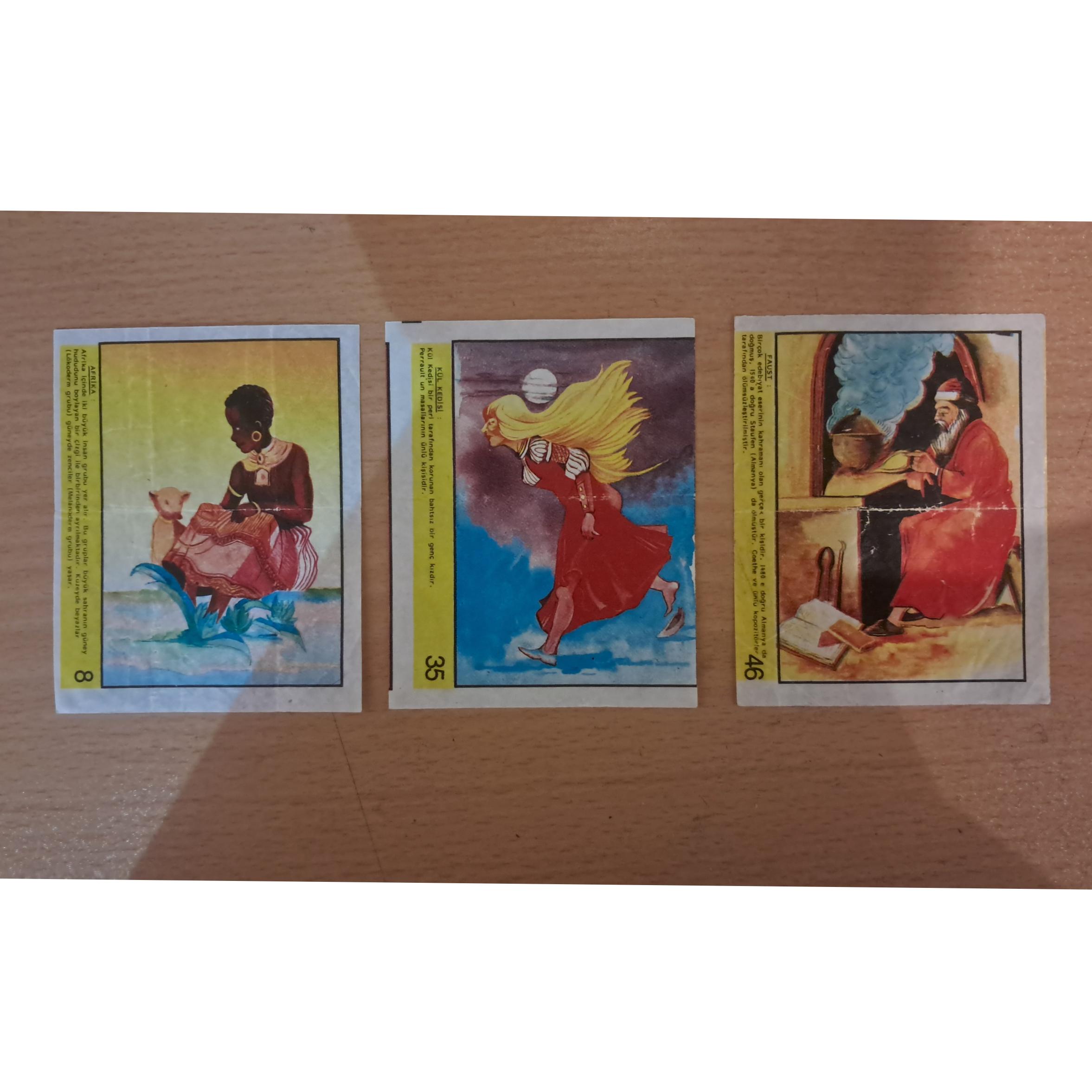 3 عدد عکس آدامس کولا بزرگ. اصل. قدمت حدود سی سال