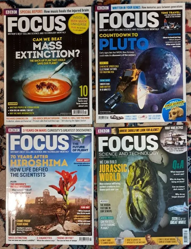 4 عدد مجله علمی انگلیسی (سال 2015) BBC FOCUS