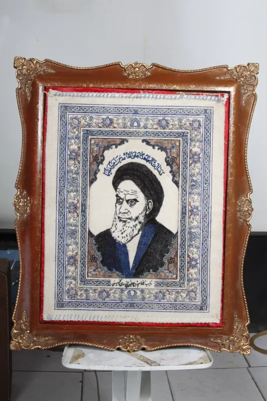 دیوارکوب خاطره ی انقلاب 1357  تصویر امام خمینی