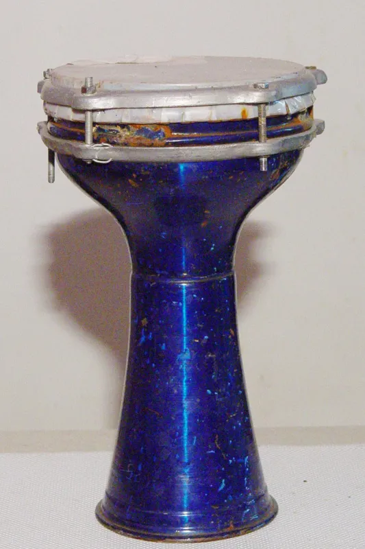 تنبک قدیمی فلزی طبق توضیحات و عکس