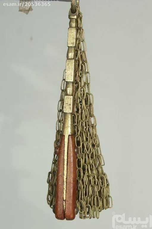 زنجیر برنجی دانه ریز کمیاب و قدیمی و نمایشگاهی