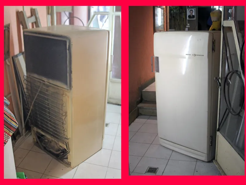 یخچال آمریکایی جنرال الکتریک سالم آنتیک عالی