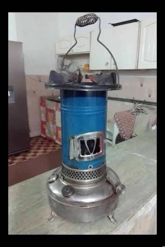 چراغ خوراکپزی نفتی مخزن برنجی آماده بکار تست شده