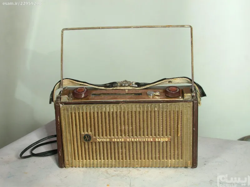 رادیو بسیار قدیمی جی وی سی {طبق توضیحات}