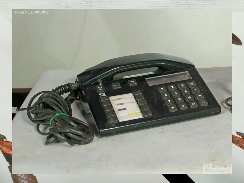 تلفن قدیمی واقعا با کیفیت و مجهزبه قفل شماره