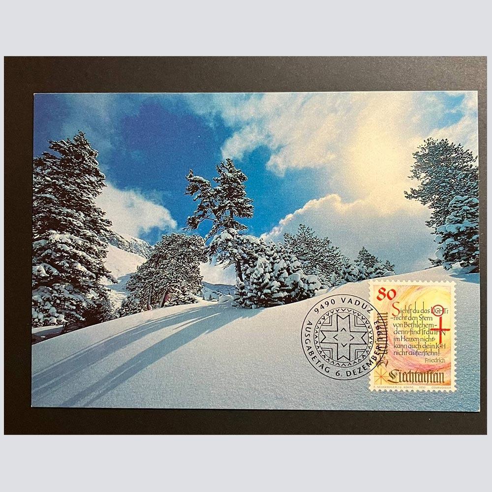 ماکزیمم کارت کریسمس لیختن اشتاین 1993