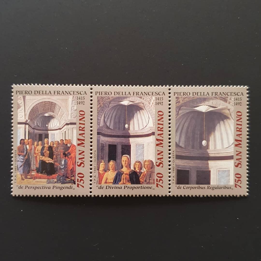تمبر کریسمس سان مارینو  1992