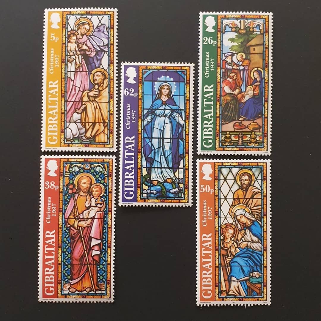 تمبر کریسمس جبل الطارق  1997