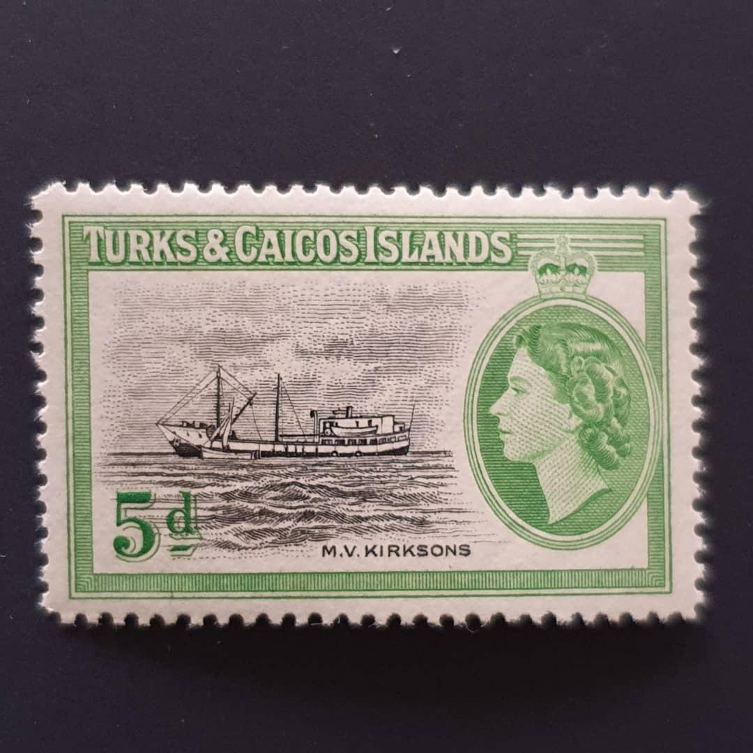 تمبر کلاسیک یک رقم ملکه - مستعمرات 1 1955