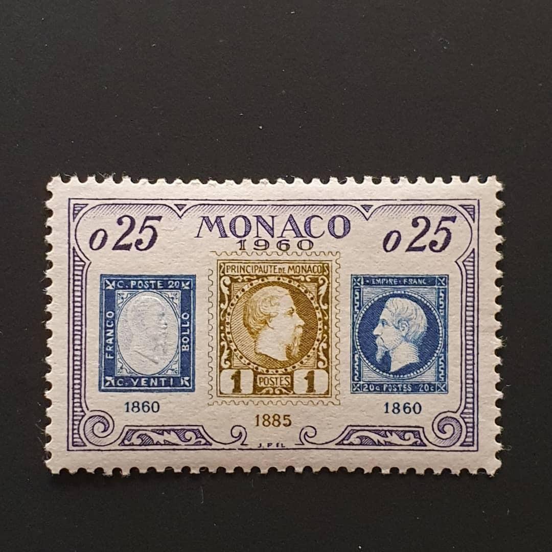 تمبر کلاسیک موناکو - سالگرد تمبر  1960