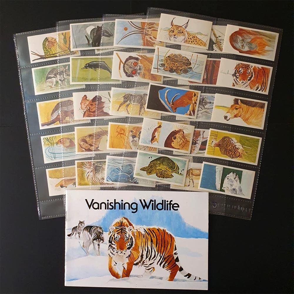 کارت چای(حیات وحش) انگلیسی با آلبوم مصور 1