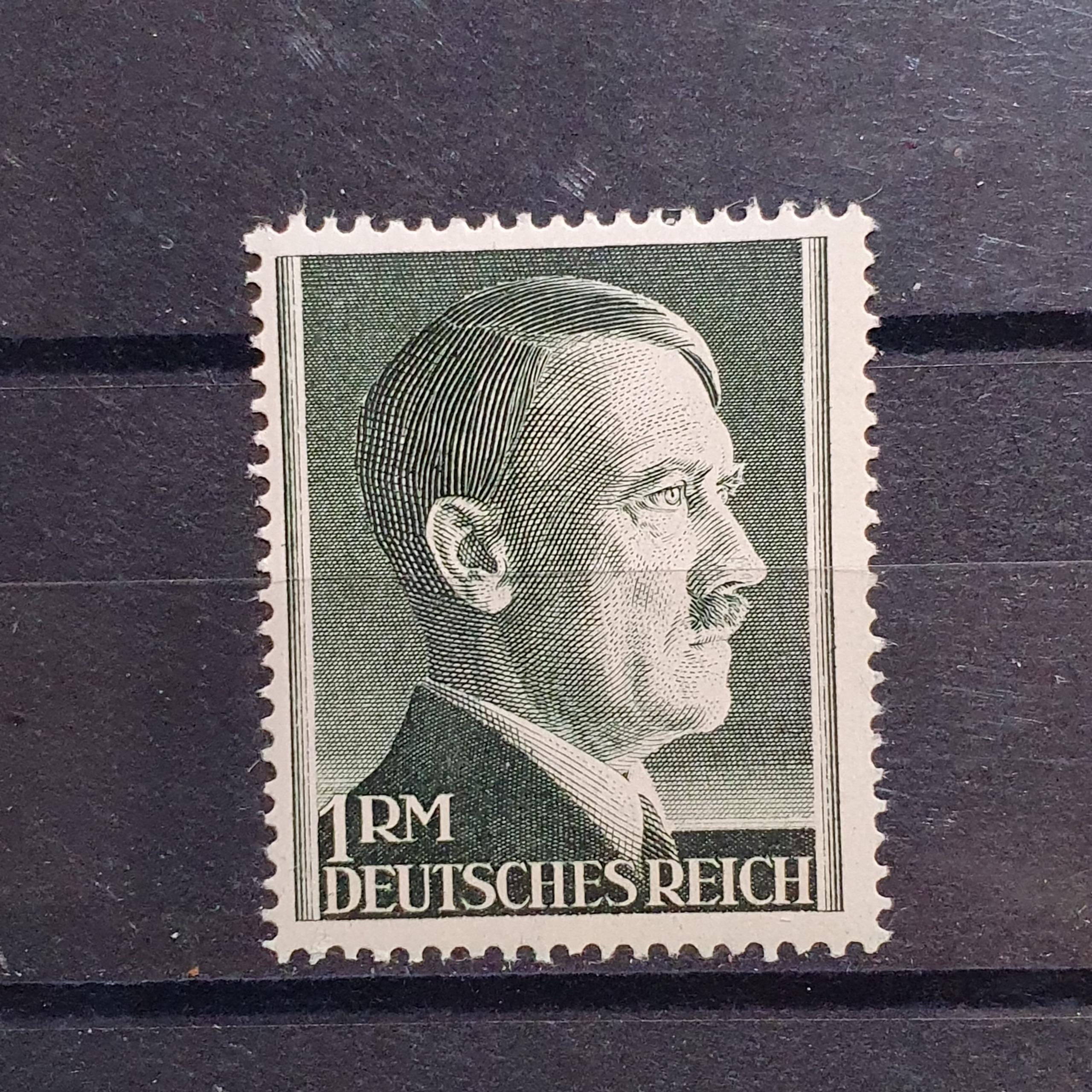 تمبر رایش هیتلر یک مارکی 1942